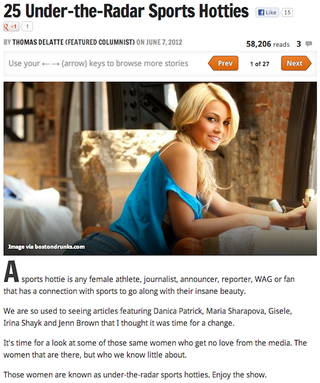 Illustration for article titled The 25 Sexiest "Sexiest Athlete" Slideshows From Bleacher Report In 2012: A Slideshow